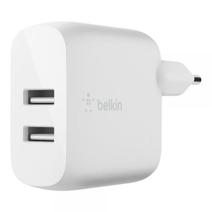 Belkin CARICABATTERIE 2 PORTE USB-A 12W [WCB002VFWH]