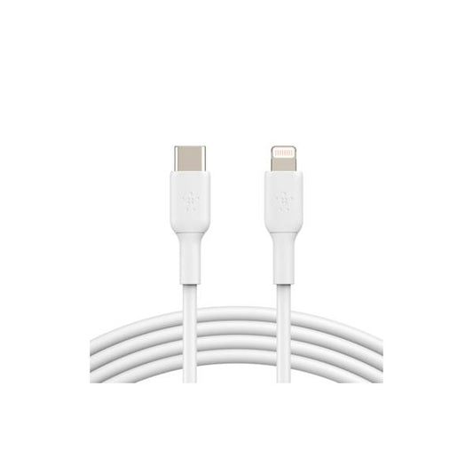 Belkin CAVO PVC DA USB-C A LIGHTNING 1M [CAA003BT1MWH]