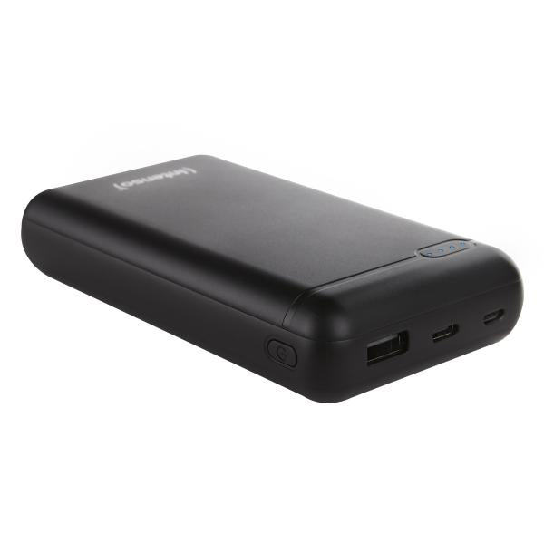 INTENSO POWER BANK 20000MAH USB A+TYPE C 5V-3.1A MICRO USB+TYPE C 5V-2.4A BLACK [7313550]