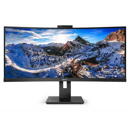 PHILIPS CURVED MONITOR 34 LED VA 21:9 3440X1440 500 CD/M, DP/HDMI, USB-C, WEBCAM, HEIGHT, MULTIMEDIA [346P1CRH]