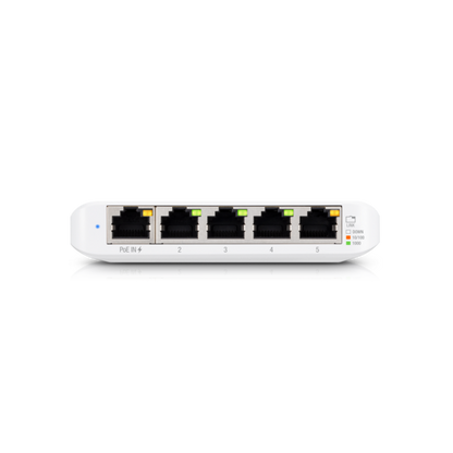 Ubiquiti - USW-Flex-Mini-EU - UniFi 5 Port Layer 2 switch with 4 GbE ports, 1 GbE PoE input port for power USW-Flex-Mini-EU [USW-Flex-Mini-EU]