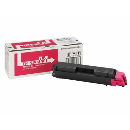 KYOCERA TK-580M cartuccia toner 1 pz Originale Magenta [1T02KTBNL0]