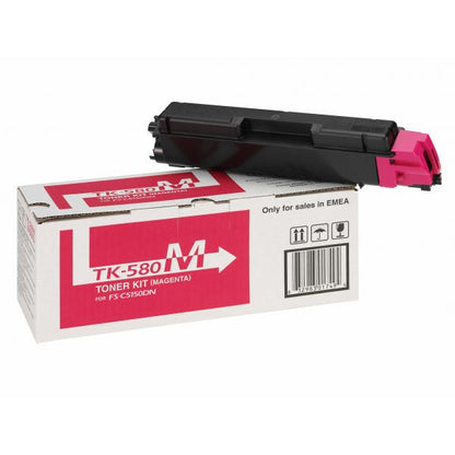 KYOCERA TK-580M cartuccia toner 1 pz Originale Magenta [1T02KTBNL0]