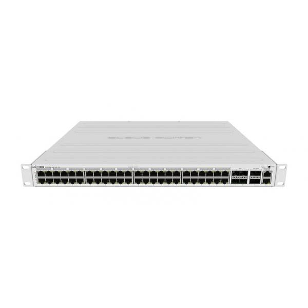 MikroTik, switch con 48 puertos 1G RJ45 y 4 x puertos 10G SFP+ CRS354-48P-4S+2Q+RM [CRS354-48P-4S+2Q+RM] 