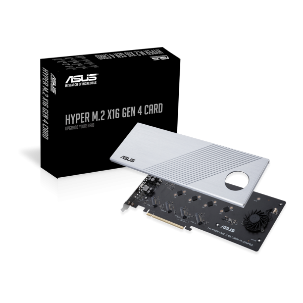 ASUS Hyper M.2 x16 Gen 4 scheda di interfaccia e adattatore Interno [90MC08A0-M0EAY0]