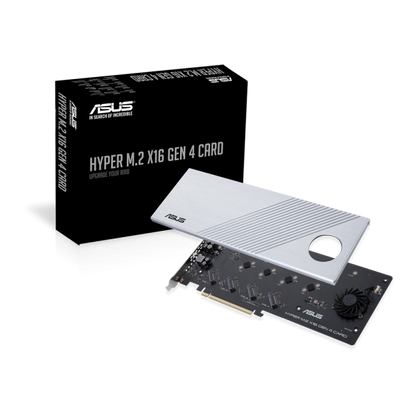 ASUS Hyper M.2 x16 Gen 4 scheda di interfaccia e adattatore Interno [90MC08A0-M0EAY0]