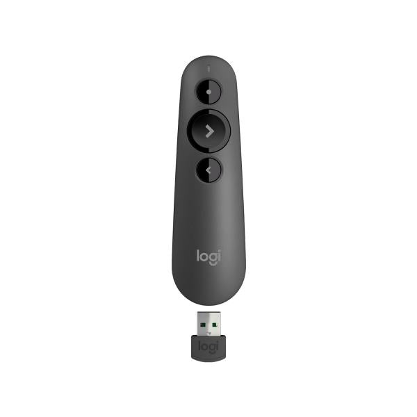 Logitech R500 puntatore wireless Bluetooth/RF Grafite [910-005843]