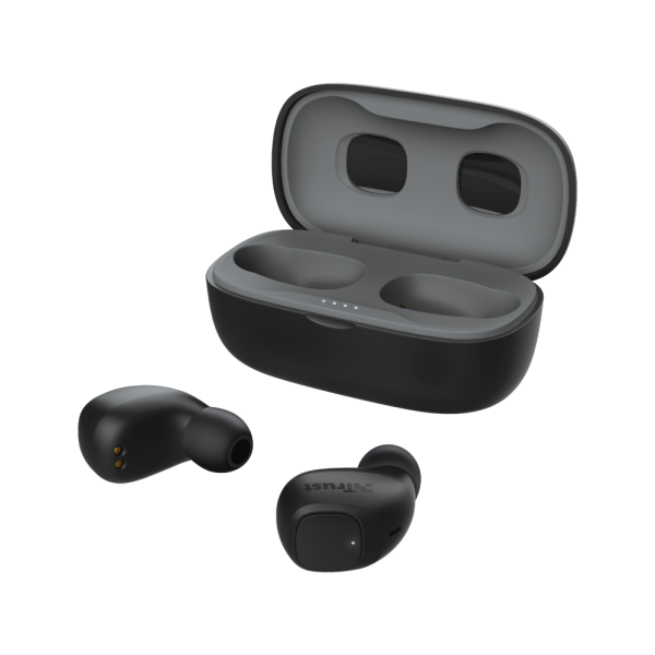 Trust Nika Compact Auricolare True Wireless Stereo (TWS) In-ear Musica e Chiamate Bluetooth Nero [23555]