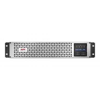 APC Smart-UPS Litio Ion de poca profundidad 750VA 230V con sistema de alimentación ininterrumpida (UPS) SmartConnect Línea interactiva 0,75 kVA 600 W 6 salidas AC [SMTL750RMI2UC] 