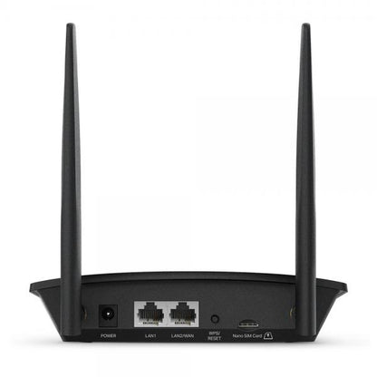 TP-Link TL-MR100 router wireless Fast Ethernet Banda singola (2.4 GHz) 4G Nero [TL-MR100]