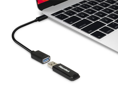 Hamlet XADTC-U2A-MF02 cavo USB 0,2 m USB 3.2 Gen 1 (3.1 Gen 1) USB A USB C Nero [XADTC-U2A-MF02]