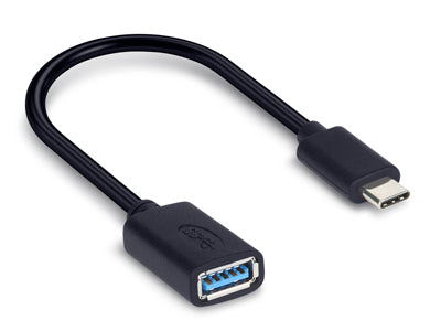 Hamlet XADTC-U2A-MF02 cavo USB 0,2 m USB 3.2 Gen 1 (3.1 Gen 1) USB A USB C Nero [XADTC-U2A-MF02]
