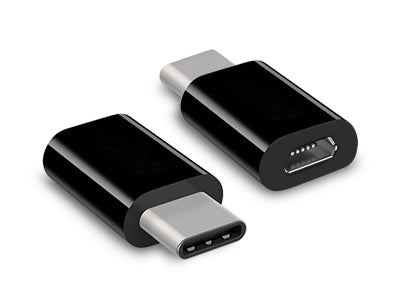 Hamlet XADTC-UM-MF cable gender changer USB-C Micro USB Nero [XADTC-UM-MF]