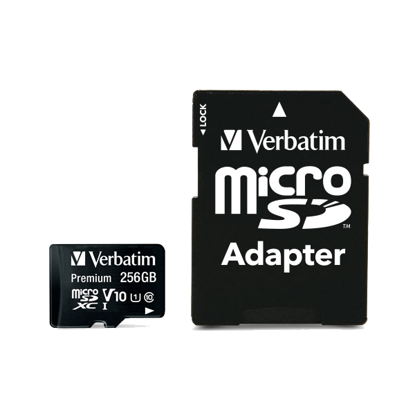 Verbatim Premium U1 256 GB MicroSDXC UHS-I Classe 10 [44087]