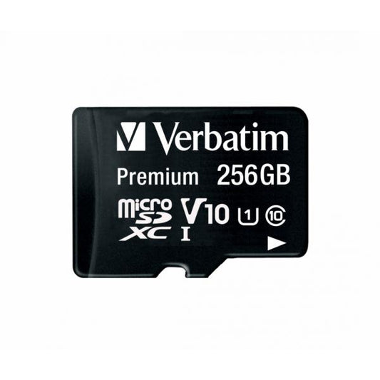 VERBATIM MICRO SDXC PREMIUM 256GB CLASS 10 INC ADAPTER [44087]