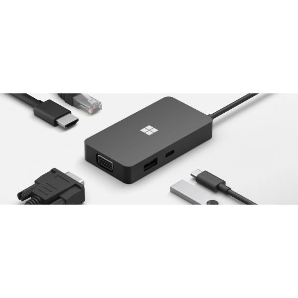 Microsoft 1E4-00003 replicatore di porte e docking station per notebook Nero [1E4-00003]