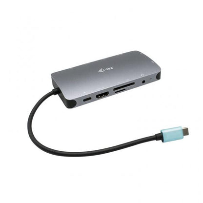 I-TEC NANO DOCKING STATION USB-C HDMI-VGA CON PORTA LAN, POWER DELIVERY 100W, RIVESTIMENTO IN METALLO [C31NANODOCKVGAPD]