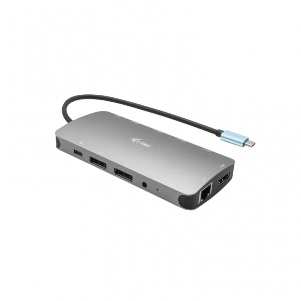 I-TEC NANO DOCKING STATION USB-C CON 3 DISPLAY, POWER DELIVERY 100W, RIVESTIMENTO IN METALLO [C31NANODOCKPROPD]