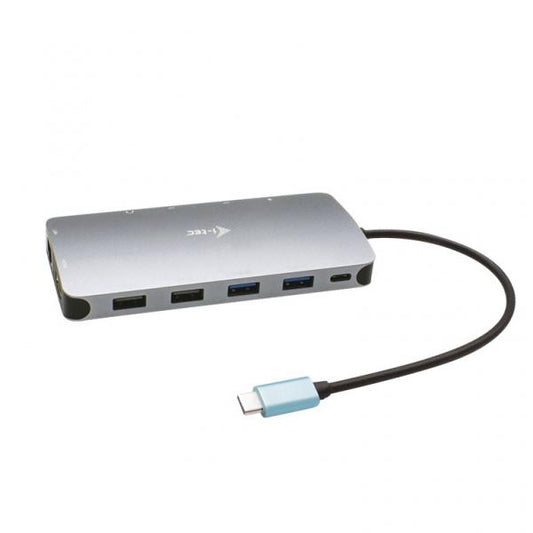 I-TEC NANO DOCKING STATION USB-C CON 3 DISPLAY, POWER DELIVERY 100W, RIVESTIMENTO IN METALLO [C31NANODOCKPROPD]