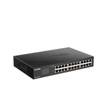 D-LINK SWITCH SMART MANAGED 24 PORTE GIGABIT, FANLESS, 802.1Q VLAN, 802.1p QoS, 11 RACKMOUNT INSTALLATION [DGS-1100-24V2]