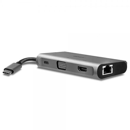 LINDY MINI DOCKING STATION PER LAPTOP USB-C - HDMI, VGA, PD 3.0 100W, USB 3.1, GIGABIT, SD, AUDIO [43278]