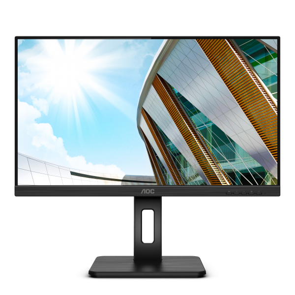 AOC MONITOR 23,8 LED IPS 16:9 FHD 4MS 250 CDM, PIVOT, VGA/DVI/DP/HDMI, MULTIMEDIALE [24P2Q]