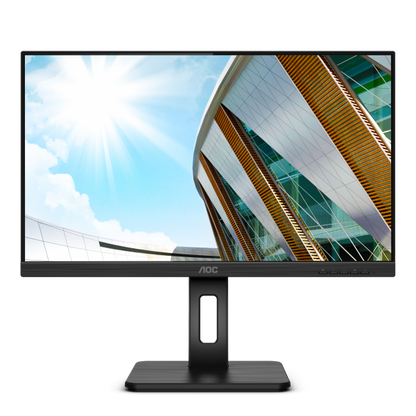 AOC MONITOR 23,8 LED IPS 16:9 FHD 4MS 250 CDM, PIVOT, VGA/DVI/DP/HDMI, MULTIMEDIALE [24P2Q]