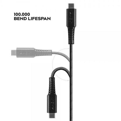 LINDY REINFORCED USB CABLE Type AC LIGHTNING, SYNCHRO CHARGING, 1M [31286]