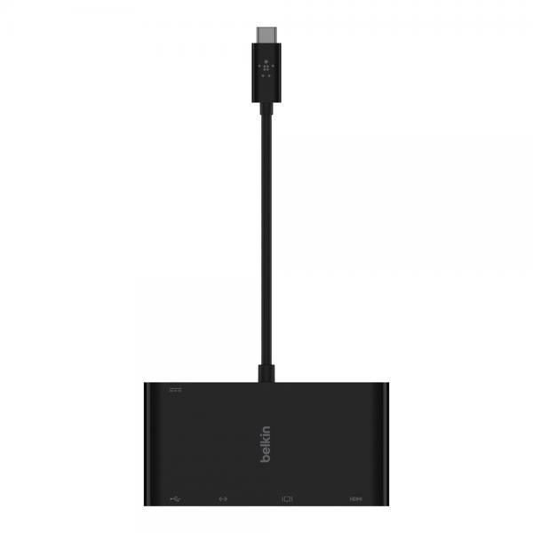 Belkin AVC004BTBK hub di interfaccia USB 3.2 Gen 1 (3.1 Gen 1) Type-C Nero [AVC004BTBK]