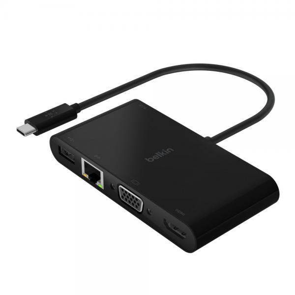 Belkin AVC004BTBK hub di interfaccia USB 3.2 Gen 1 (3.1 Gen 1) Type-C Nero [AVC004BTBK]