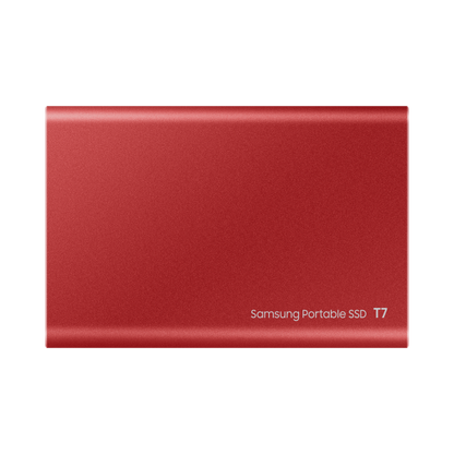 SAMSUNG EXTERNO SSD T7 2TB USB 3.2 ROJO R/W 1050/1000 [MU-PC2T0R/WW] 