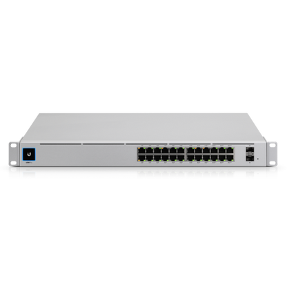 Ubiquiti - USW-Pro-24-EU - UniFi 24 Port Layer 3 switch with 24x GbE ports, 2x 10G SFP+ ports USW-Pro-24-EU [USW-Pro-24-EU]