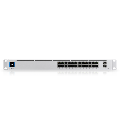 Ubiquiti - USW-Pro-24-EU - UniFi 24 Port Layer 3 switch with 24x GbE ports, 2x 10G SFP+ ports USW-Pro-24-EU [USW-Pro-24-EU]