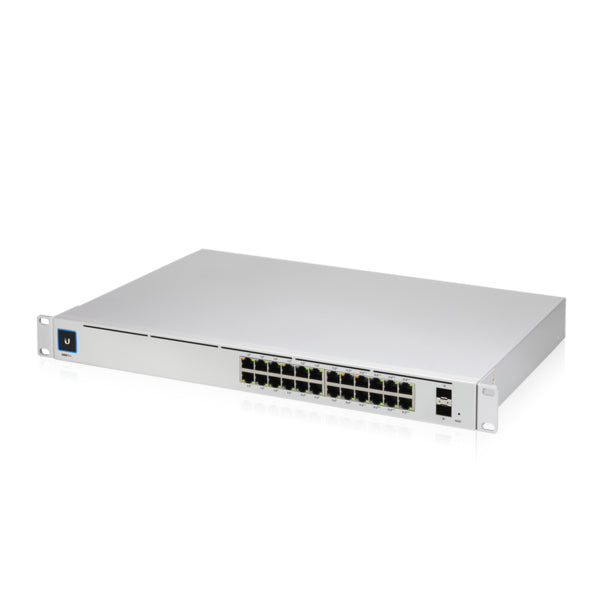 Ubiquiti - USW-Pro-24-EU - UniFi 24 Port Layer 3 switch with 24x GbE ports, 2x 10G SFP+ ports USW-Pro-24-EU [USW-Pro-24-EU]