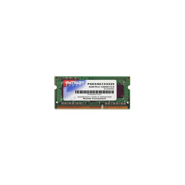 PATRIOTA RAM SODIMM 4GB DDR3 1333MHZ [PSD34G13332S] 