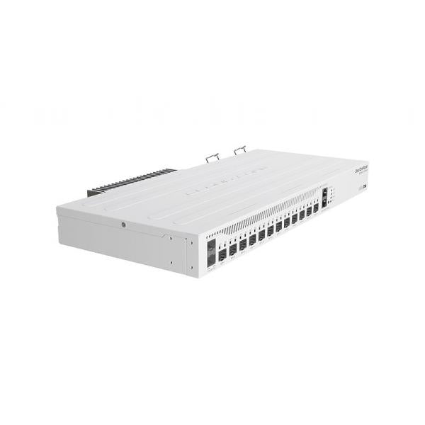 MikroTik, router equipped with AL32400 1.7 GHz quad core CPU. 12x 10G SFP+ and 2x 25G SFP28 ports CCR2004-1G-12S+2XS [CCR2004-1G-12S+2XS]