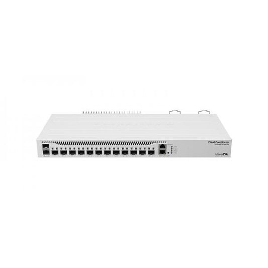 MikroTik, router equipped with AL32400 1.7 GHz quad core CPU. 12x 10G SFP+ and 2x 25G SFP28 ports CCR2004-1G-12S+2XS [CCR2004-1G-12S+2XS]