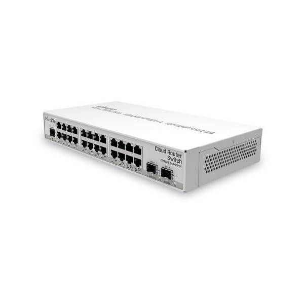 MikroTik switch 10G SFP+ cages, 512 MB of RAM, 24 Gigabit Ethernet ports CRS326-24G-2S+IN [CRS326-24G-2S+IN]