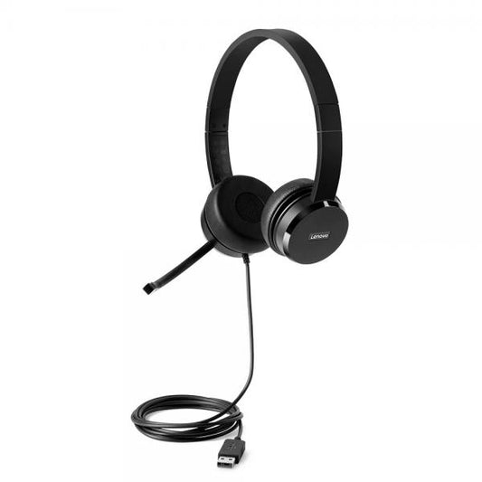 Lenovo 4XD0X88524 Auriculares y audífonos con cable Overhead Office Negro [4XD0X88524] 