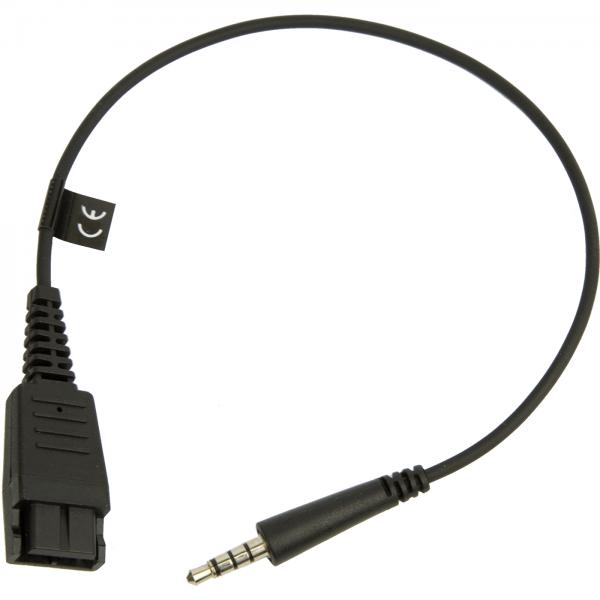 Jabra GN Quick Disconnect (QD) to straight 3.5 mm Jack Cord 8800-00-99 [8800-00-99]