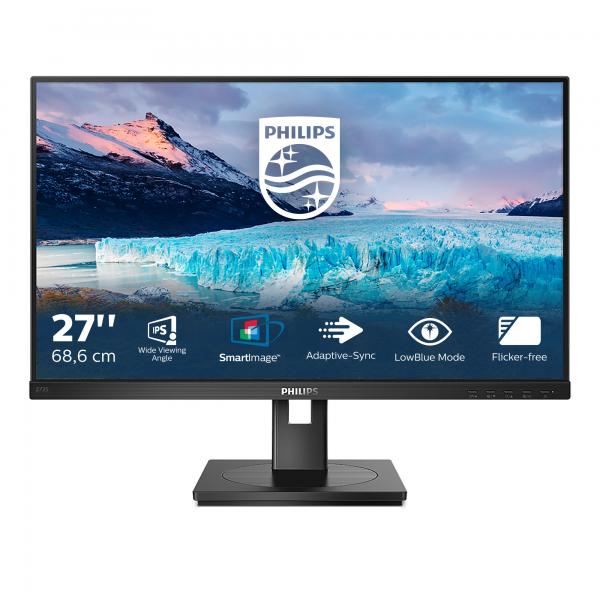 PHILIPS MONITOR 27 LED IPS 16:9 FHD 4MS 250 CDM VGA/DVI/DP/HDMI PIVOT MULTIMEDIA [272S1AE]