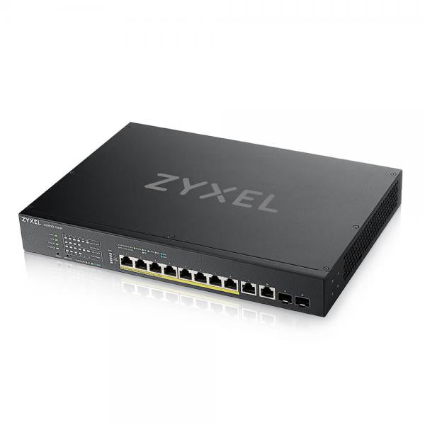 Zyxel XS1930-12HP-ZZ0101F switch di rete Gestito L3 10G Ethernet (100/1000/10000) Supporto Power over Ethernet (PoE) Nero [XS1930-12HP-ZZ0101F]