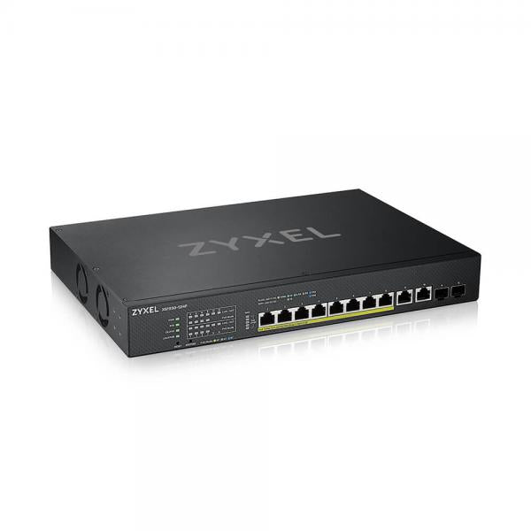 Zyxel XS1930-12HP-ZZ0101F switch di rete Gestito L3 10G Ethernet (100/1000/10000) Supporto Power over Ethernet (PoE) Nero [XS1930-12HP-ZZ0101F]
