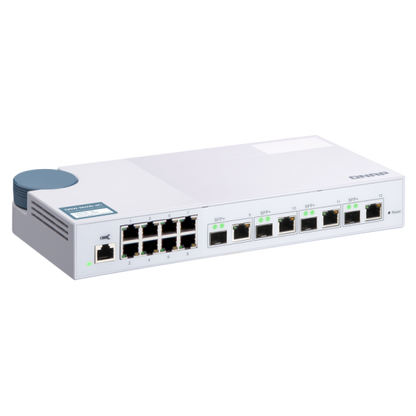 QNAP QSW-M408-4C switch di rete Gestito L2 Gigabit Ethernet (10/100/1000) Bianco [QSW-M408-4C]