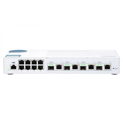 QNAP QSW-M408-4C switch di rete Gestito L2 Gigabit Ethernet (10/100/1000) Bianco [QSW-M408-4C]