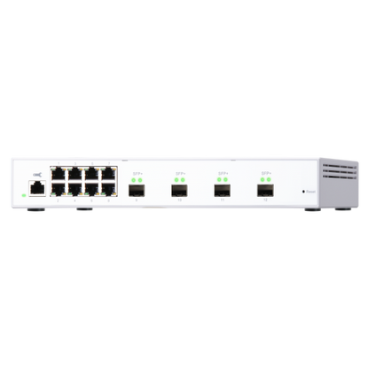 -QNAP SWITCH QSW-M408S, managed, 8 port 1Gbps, 4 port 10GbE SFP+ PROMO FINO AD ESAURIMENTO SCORTE QSW-M408S [QSW-M408S]