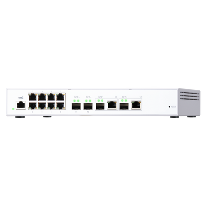 QNAP SWITCH QSW-M408-2C, managed, 8 port 1Gbps, 2 port 10G SFP+/ NBASE-T Combo, 2 port 10G SFP+ QSW-M408-2C [QSW-M408-2C]