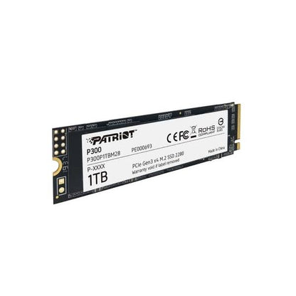 PATRIOT SSD INTERNO P300 1TB M.2 PCIE R/W 2100/1650 GEN 3X4 [P300P1TBM28]