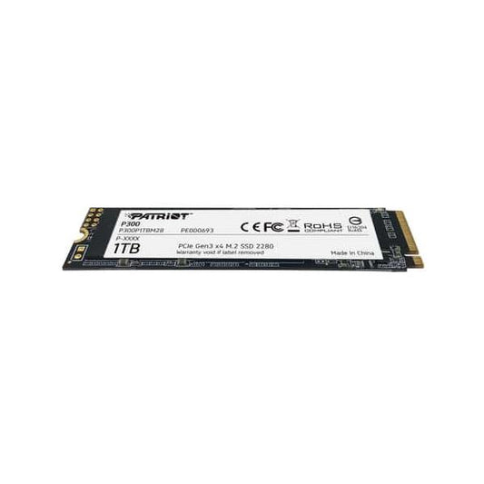 PATRIOT INTERNO SSD P300 1TB M.2 PCIE R/W 2100/1650 GEN 3X4 [P300P1TBM28] 