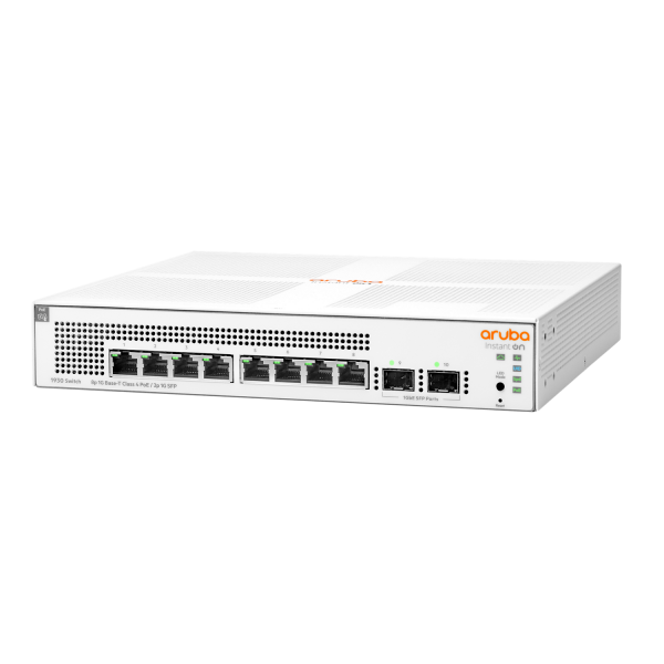 Aruba, a Hewlett Packard Enterprise company Aruba Instant On 1930 Gestito L2+ Gigabit Ethernet (10/100/1000) Supporto Power over Ethernet (PoE) 1U Bianco [JL681A#ABB]